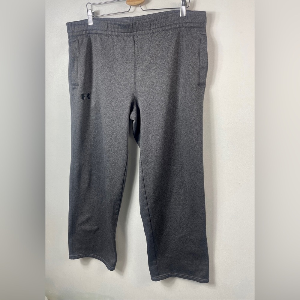 Under Armour Adult Men’s Grey Sweatpants Joggers Gym Pants Size Large
